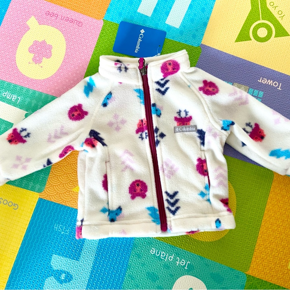 New Columbia Fleece Zip Jacket Benton Springs II Youth Baby Toddler 3-6 months